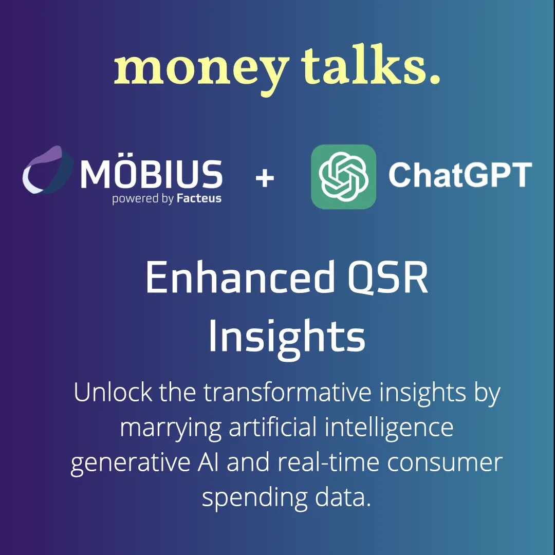 Money Talks, Enhanced QSR Insights Mobius + ChatGPT